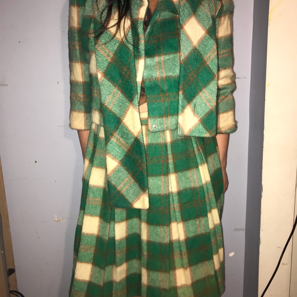 Vintage Skirt/Cardigan Set